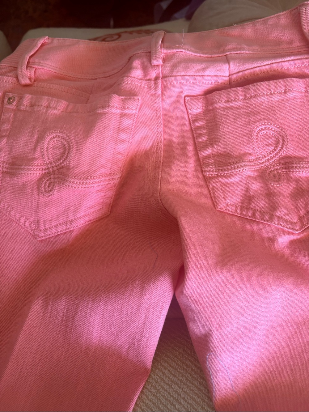 Lilly Pulitzer pink jeans with Tag never worn - Picture 5 of 12